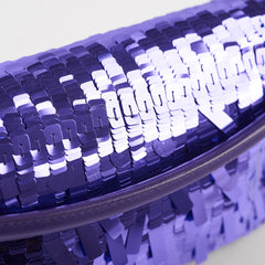 Fendi Mini Sequin Baguette Purple Rain
