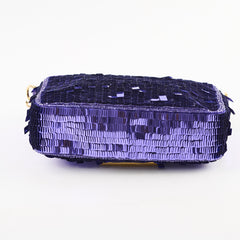 Fendi Mini Sequin Baguette Purple Rain