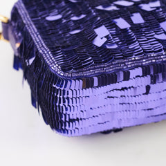 Fendi Mini Sequin Baguette Purple Rain