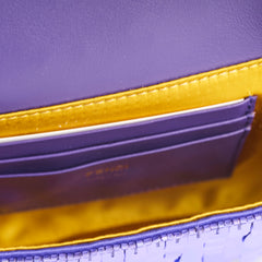 Fendi Mini Sequin Baguette Purple Rain
