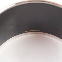 Hermes Grand Apparat Extra Wide Enamel Bangle Blue