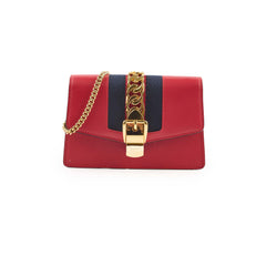 Gucci Supermini Sylvie Bag Red
