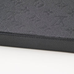 Louis Vuitton Pochette Felicie Monogram Empreinte Leather Black