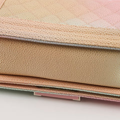 Chanel Small Rainbow Multicolor Boy Bag Caviar