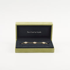 Van Cleef & Arpels VCA 5 Motif Mother of Pearl Bracelet