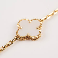 Van Cleef & Arpels VCA 5 Motif Mother of Pearl Bracelet