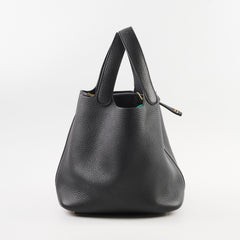 Hermes Picotin 22 Black Noir Clemence