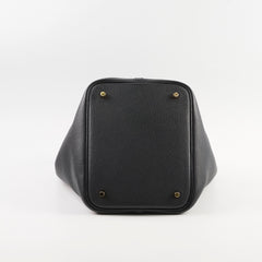 Hermes Picotin 22 Black Noir Clemence