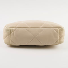 Chanel 19 Small Lambskin Sand Beige