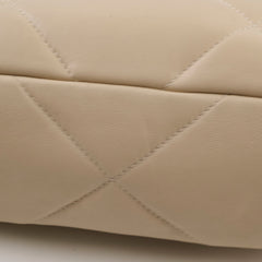Chanel 19 Small Lambskin Sand Beige