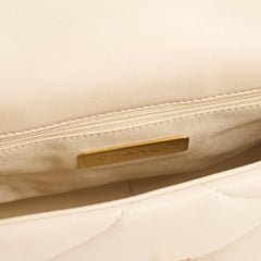 Chanel 19 Small Lambskin Sand Beige