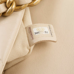 Chanel 19 Small Lambskin Sand Beige