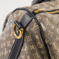 Louis Vuitton Speedy 30 Bandouliere Denim Monogram Fabric Blue
