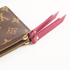 Louis Vuitton Adele Wallet Monogram Fuchsia