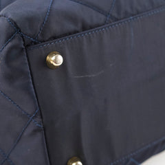 Prada Nylon Tessuto Bowling Bag Dark Navy/Black