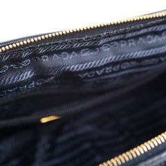 Prada Nylon Tessuto Bowling Bag Dark Navy/Black