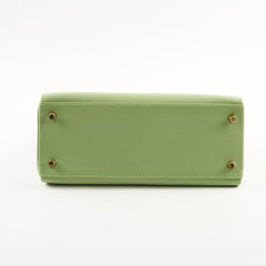 Hermes Kelly 28 Vert Criquet Evercolor Y Stamp