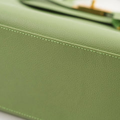 Hermes Kelly 28 Vert Criquet Evercolor Y Stamp