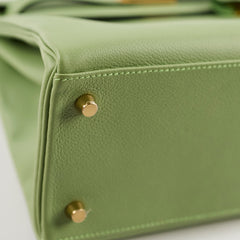 Hermes Kelly 28 Vert Criquet Evercolor Y Stamp