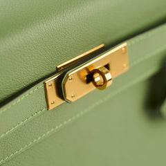 Hermes Kelly 28 Vert Criquet Evercolor Y Stamp