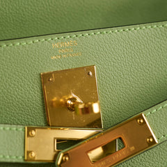 Hermes Kelly 28 Vert Criquet Evercolor Y Stamp