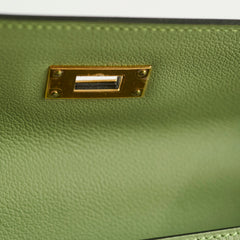 Hermes Kelly 28 Vert Criquet Evercolor Y Stamp