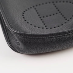 Hermes Mini Evelyne Clemence Black - Stamp C