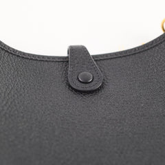 Hermes Mini Evelyne Clemence Black - Stamp C