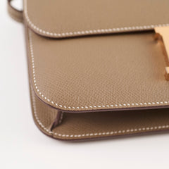 Hermes Constance Elan Epsom RGHW Etoupe W Stamp
