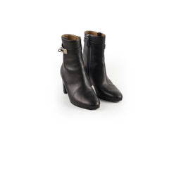 Hermes Saint Germain Ankle Boots Black Size 37