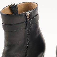 Hermes Saint Germain Ankle Boots Black Size 37