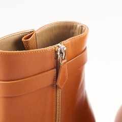 Hermes Saint Germain Ankle Boots Naturel Size 37.5