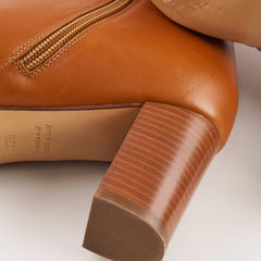 Hermes Saint Germain Ankle Boots Naturel Size 37.5