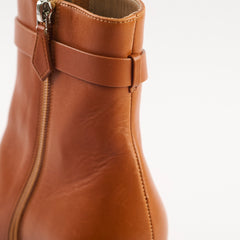 Hermes Saint Germain Ankle Boots Naturel Size 37.5