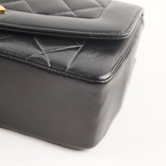 Chanel Vintage Diana Small Lambskin Black