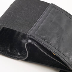 Dior Saddle Corset Belt Pouch Calfskin Black