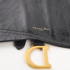 Dior Saddle Corset Belt Pouch Calfskin Black