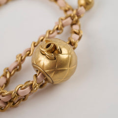 Chanel Pearl Crush Mini Square Classic Flap Beige