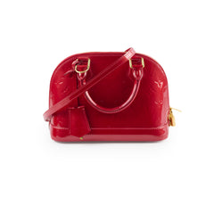 Louis Vuitton Alma BB Vernis Red