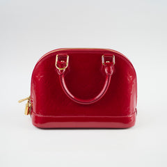 Louis Vuitton Alma BB Vernis Red