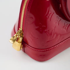 Louis Vuitton Alma BB Vernis Red