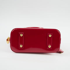 Louis Vuitton Alma BB Vernis Red