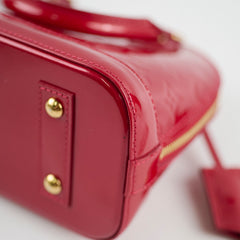 Louis Vuitton Alma BB Vernis Red