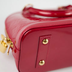 Louis Vuitton Alma BB Vernis Red
