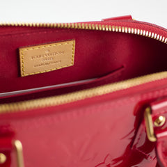 Louis Vuitton Alma BB Vernis Red