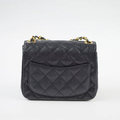 Chanel Caviar Mini Square Black 13 Series