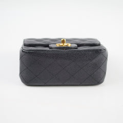 Chanel Caviar Mini Square Black 13 Series