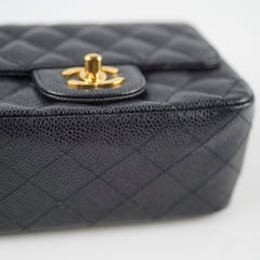 Chanel Caviar Mini Square Black 13 Series