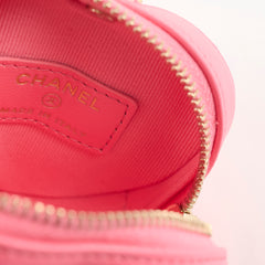 Chanel Micro Heart Bag Charm Pink