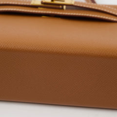 Hermes Mini Kelly Epsom Gold Z Stamp 2021